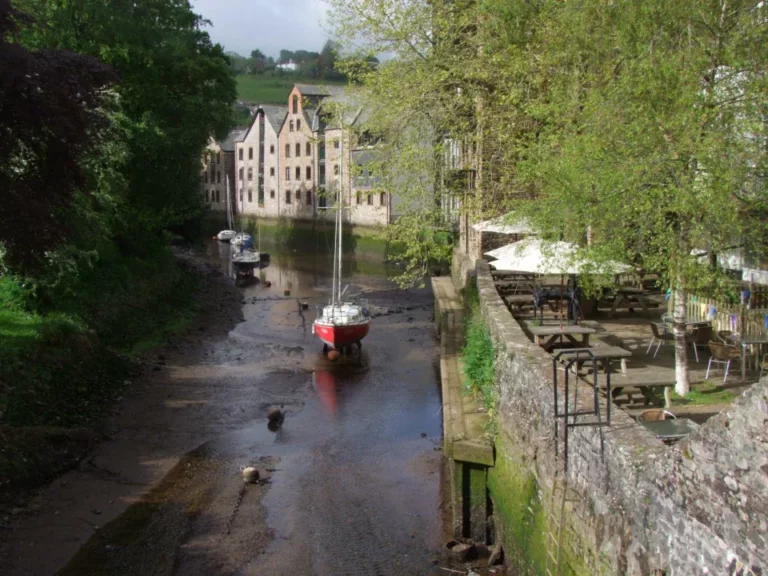 fleuve Dart à Totnes - crédit Diana Semaska